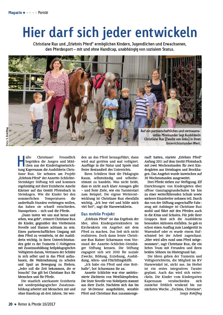 Artikel aus "Reiter und Pferde in Westfalen" vergrößern